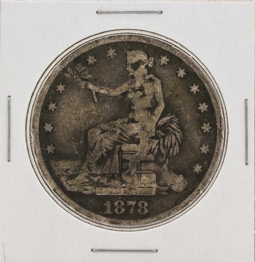 1878 $1 Trade Silver Dollar Coin (1 of 2)