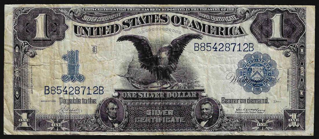 1899 $1 Black Eagle Silver Certificate Note (1 of 2)