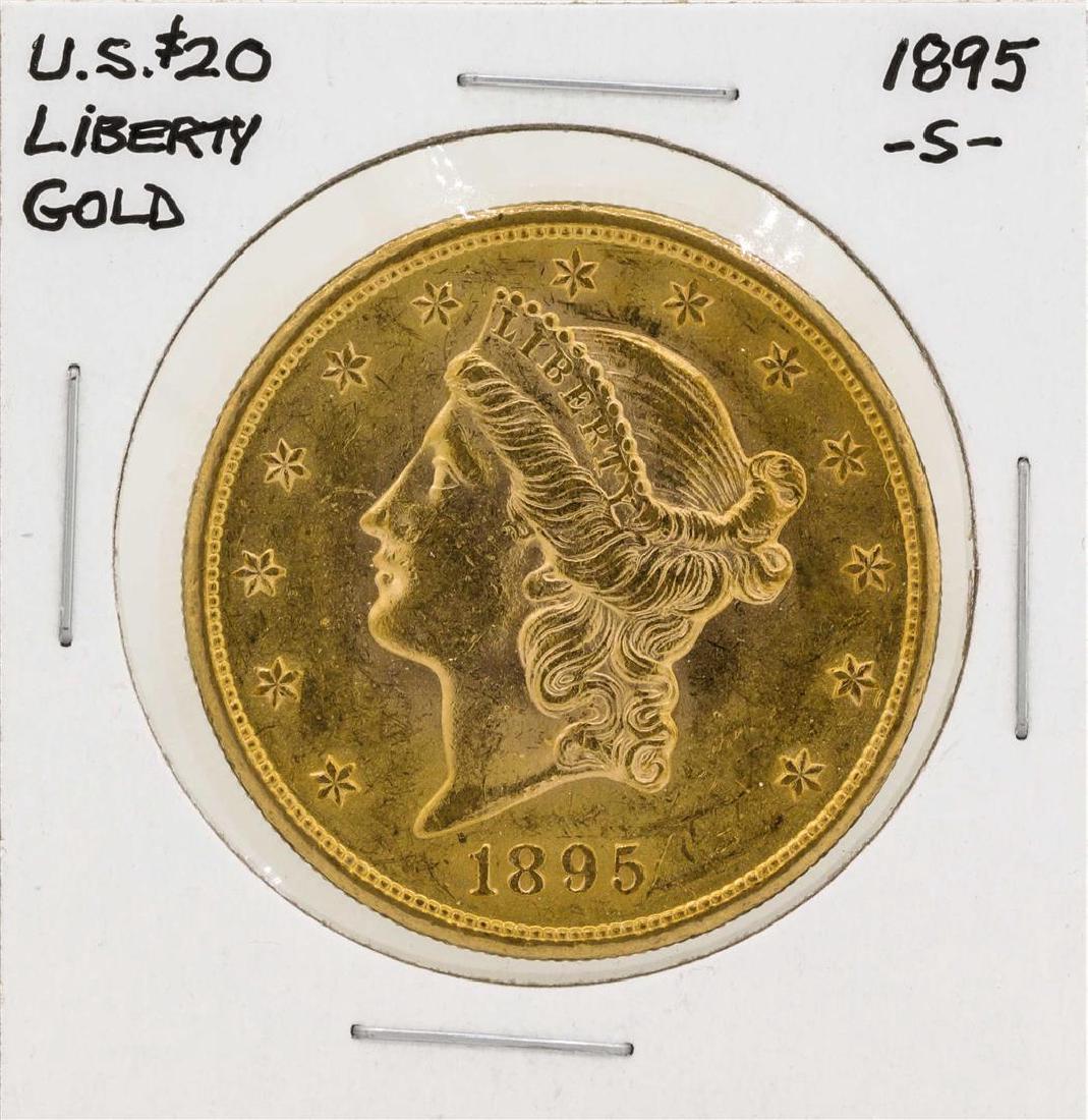 1895-S $20 Liberty Head Double Eagle Gold Coin (1 of 2)