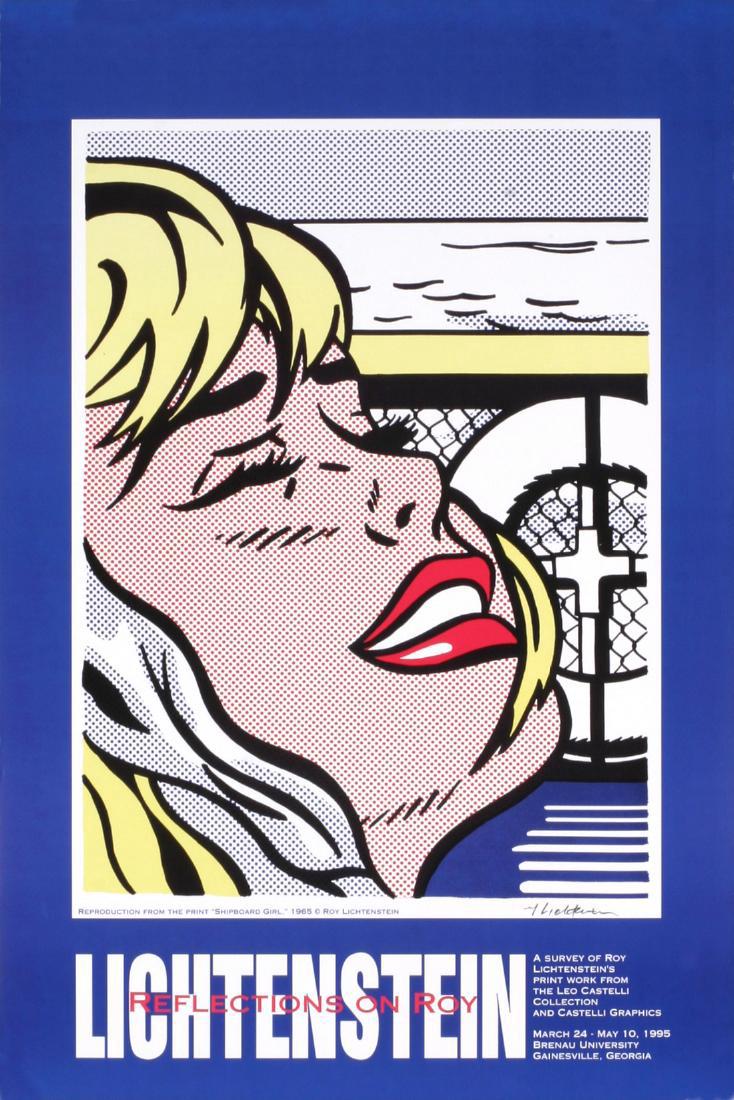 2 Assorted Roy Lichtenstein Girls Posters (1 of 2)