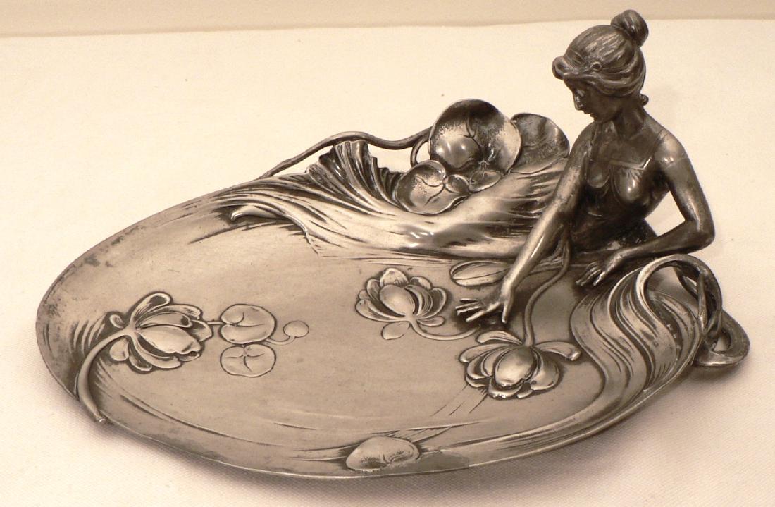 WMF Art Nouveau Figure of Young woman (1 of 3)