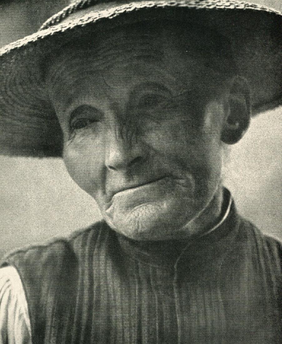 RUDOLF KOPPITZ - Country Woman East Tyrol: Artist: RUDOLF KOPPITZ Print: Country Woman East Tyrol Medium: Photo Engraving Printed in Austria 1937 Edition limited to 1000 (not signed or numbered) Image Size: 6.5" x 9" Rudolf Koppitz was a photo