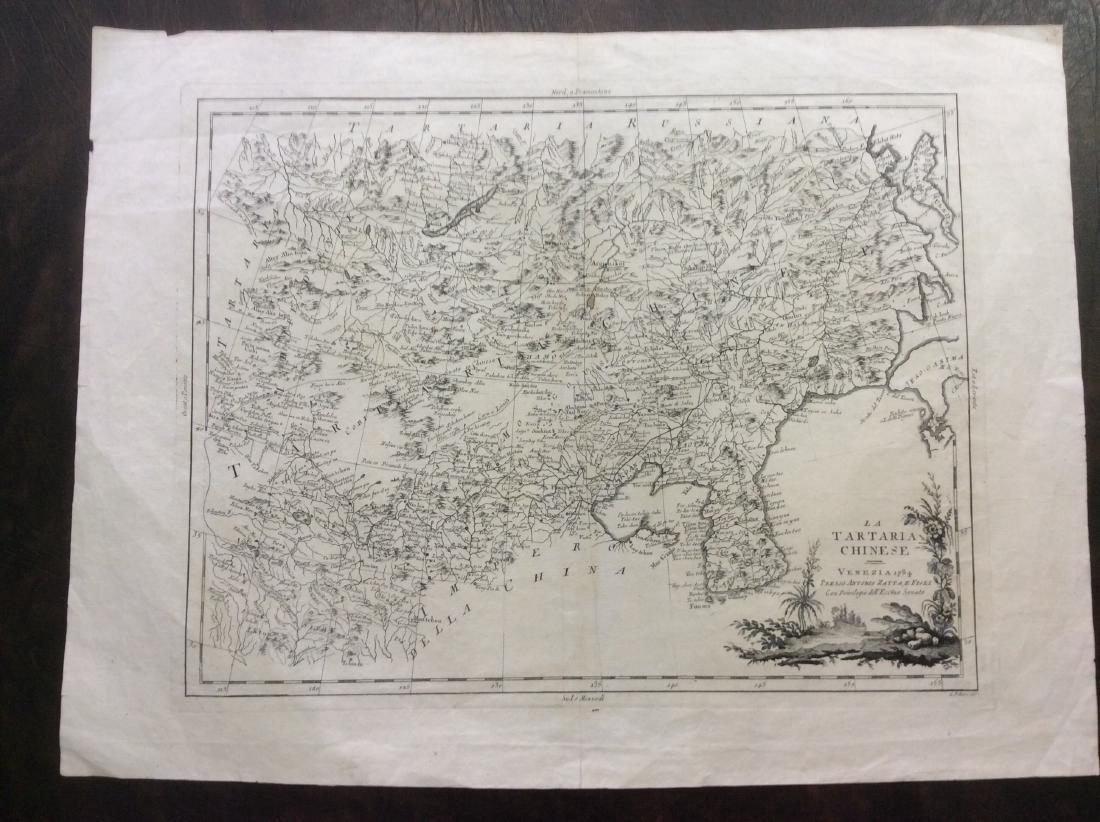 Bellin: Antique Map of Mongolia Tartary Region, 1750 (1 of 1)
