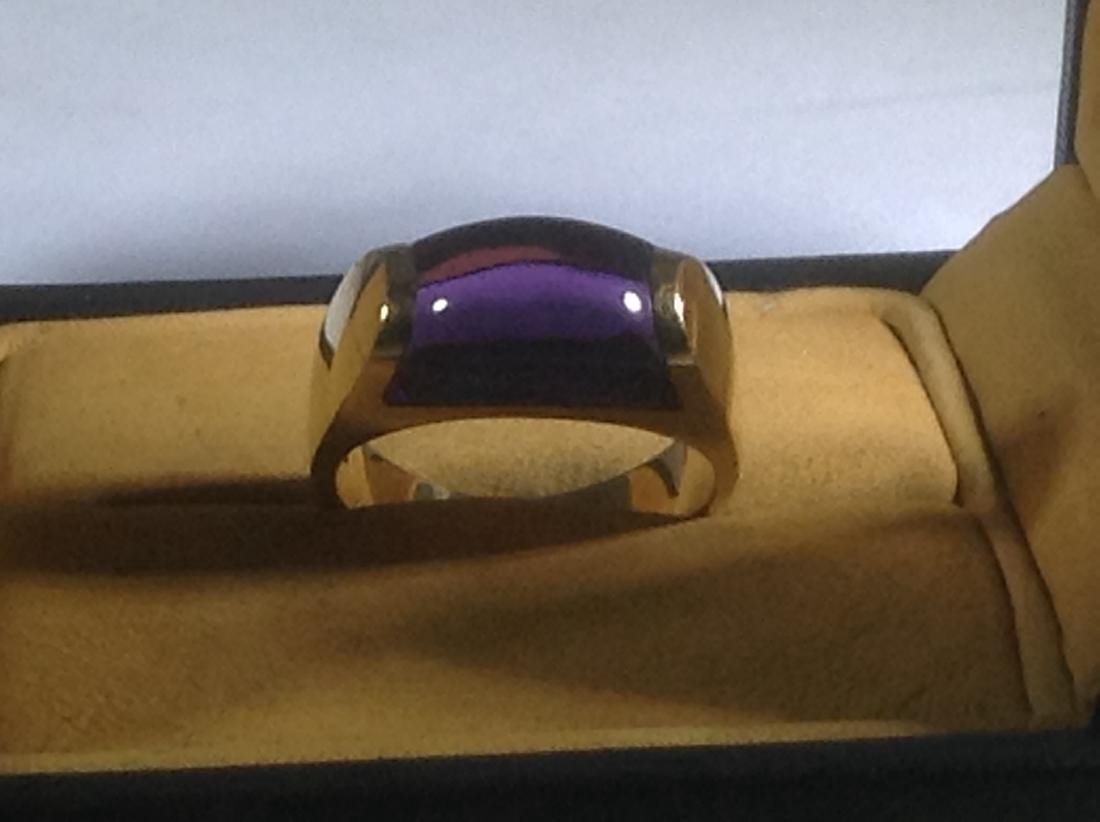 Bulgari 18K Gold Amethyst Ring, 2.7ct (1 of 4)