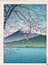 Hasui Kawase Woodblock Mt. Fuji from Kishio