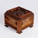 Antique Tramp Art Box With Birds & Geese 1890 - 2
