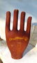 Antique Folk Art Carving of a Painted Hand 19th Century