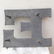 Zinc Letter "E" 19th Century - 2
