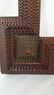 Antique Tramp Art Frame Corner Blocks Circa 1890 - 2