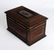 Antique Heart Clasped Hands Tramp Art Box Eagle 1900 - 3