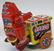 Tin Litho Windup SPACE EXPLORER ROBOT Ice Cream Cart - 2