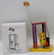 Tin Litho Windup Robot on a Swing MS366 with Key