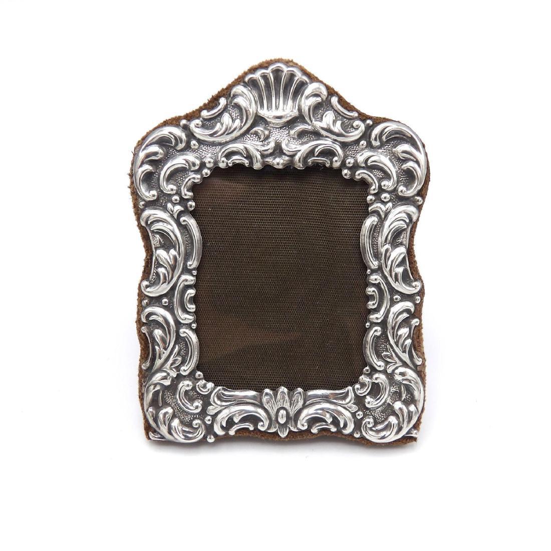 Vintage Italian Sterling Silver Repousse Picture Frame (1 of 4)
