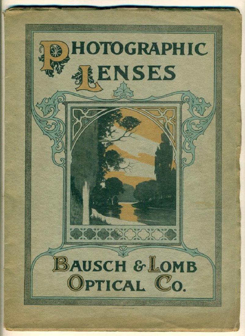 1910 Bausch & Lomb Optical Photographic Camera Catalog (1 of 5)