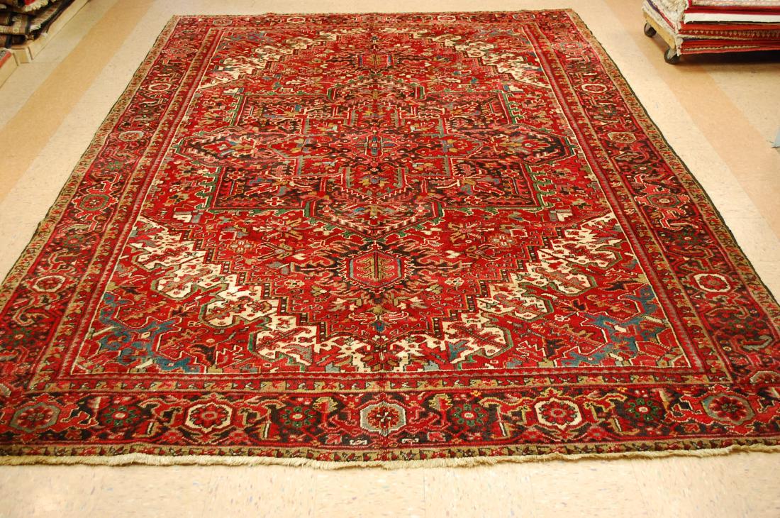 Persian Heriz Serapi Rug 11.8x13 (1 of 10)