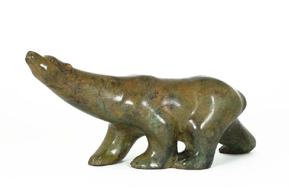 Pierre Chenet Bronze Sculpture of a Polar Bear (1 of 10)