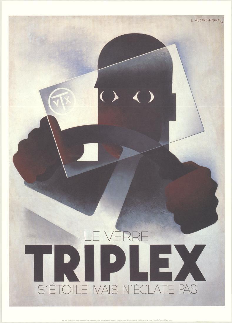 A.M. Cassandre Lithograph Triplex (1 of 1)