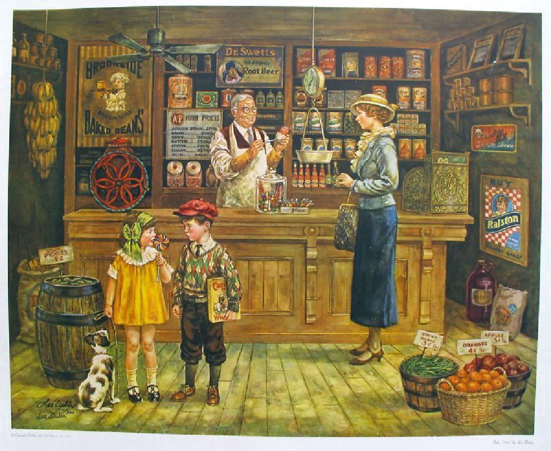Lee Dubin Lithograph 1932 General Store (1 of 1)