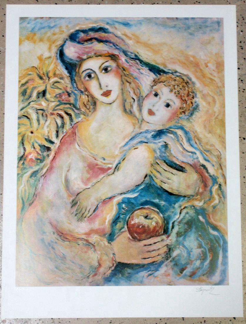 Zamy Steynovitz Limited Edition Lithograph Mother Love (1 of 1)