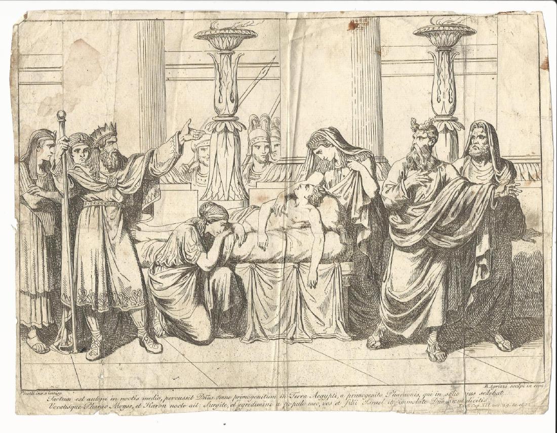 Pinelli Engraving Death of Son of Pharoah (1 of 1)