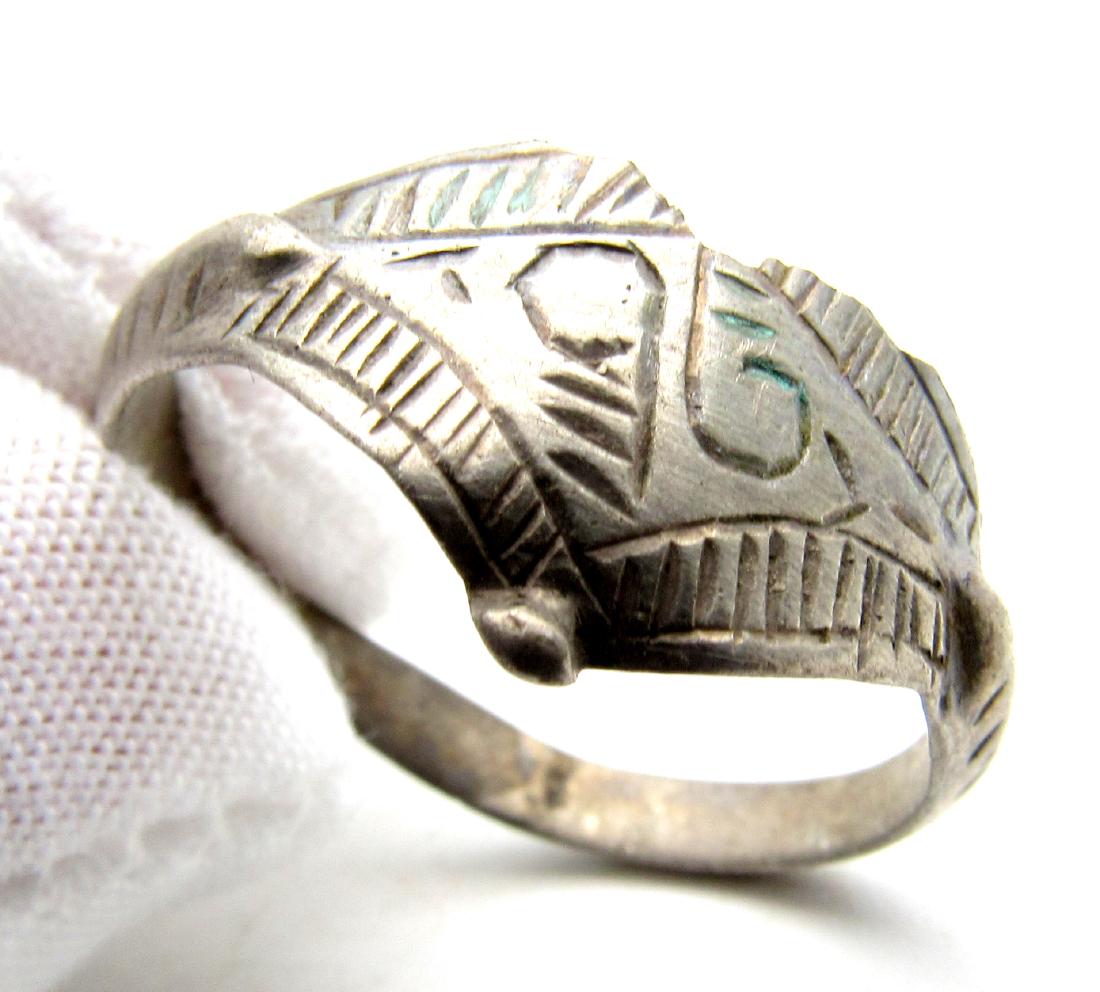 VIKING ERA RING WITH RUNIC SYMBOLS (1 of 4)