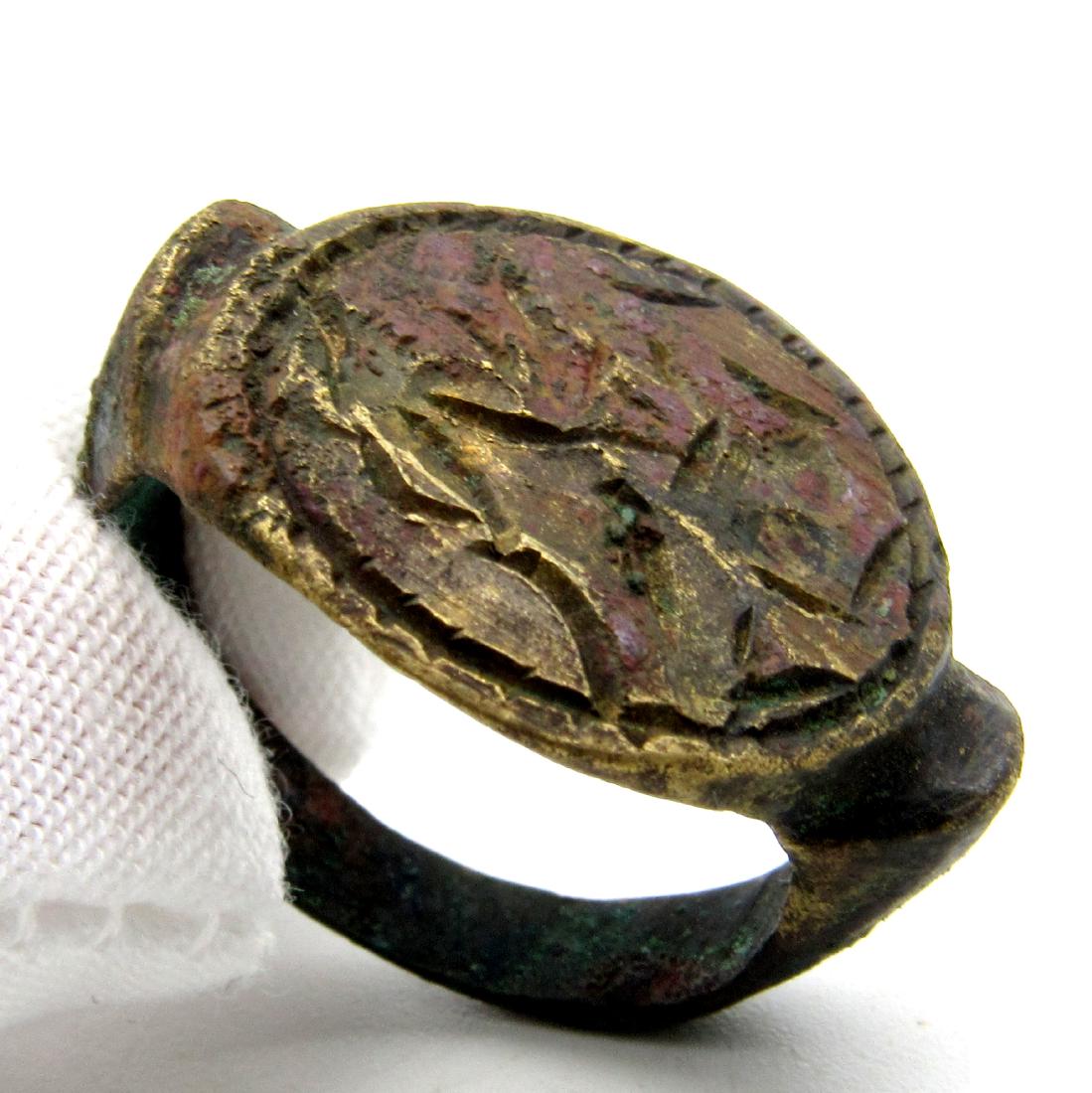 GREEK RING WITH MYTHOLOGICAL CREATURE ON BEZEL (1 of 4)
