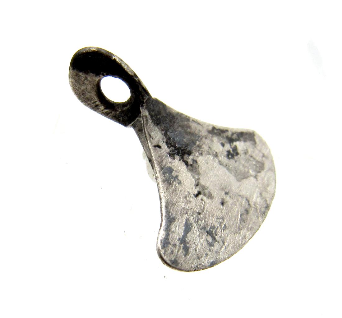 Viking Era Silver Axe Shaped Pendant (1 of 3)