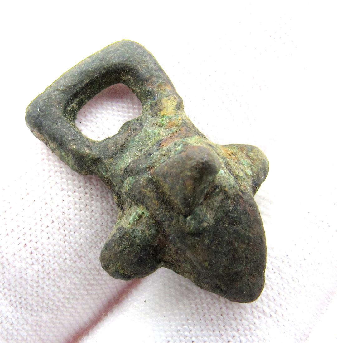 Viking Period Amulet Shaped as Mace Head (1 of 3)