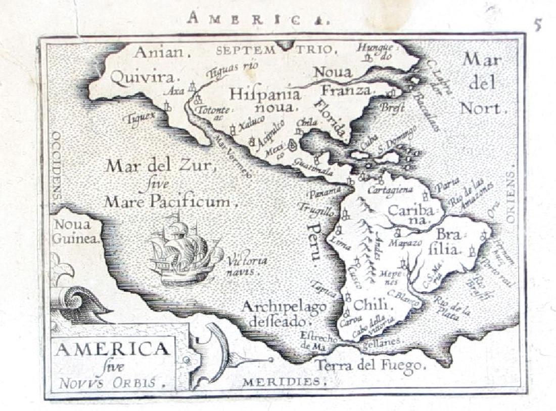 Ortelius: Antique Map of North & South America, 1598 (1 of 1)