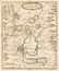 Bellin: Antique Map of Mexico City Region, 1754