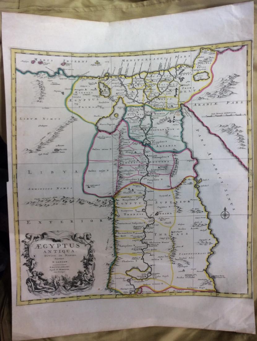 Mortier: Antique Map of Ancient Egypt, 1705 (1 of 1)