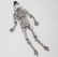 BUTLER & WILSON RHINESTONE FANCY TREMBLANT SKELETON