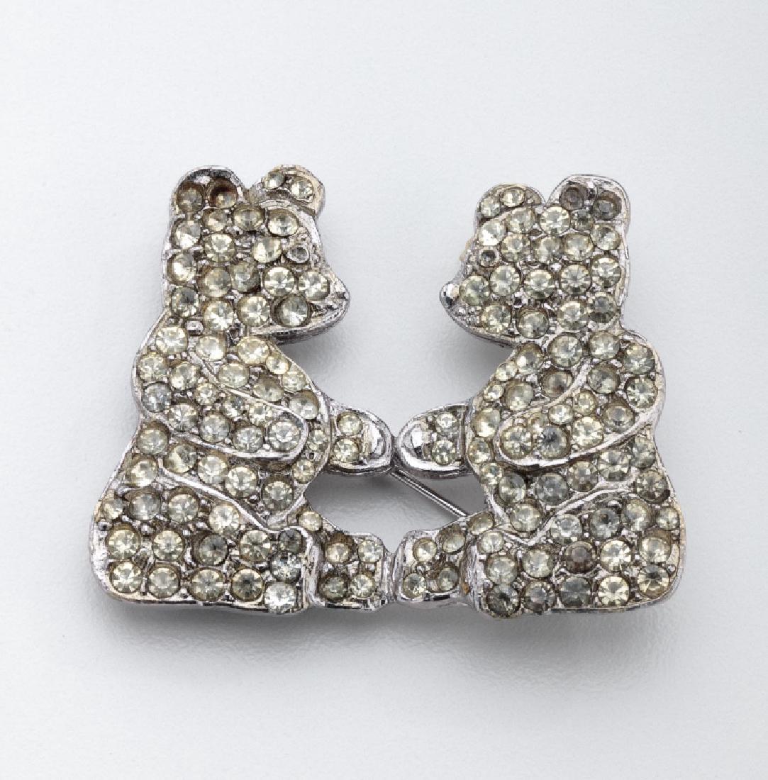 BUTLER & WILSON TEDDY BEAR BROOCH (1 of 3)