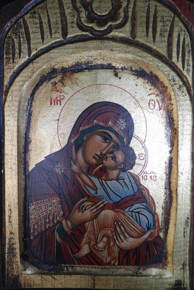 Antique Russian Icon Triptych With Archangels (1 of 5)