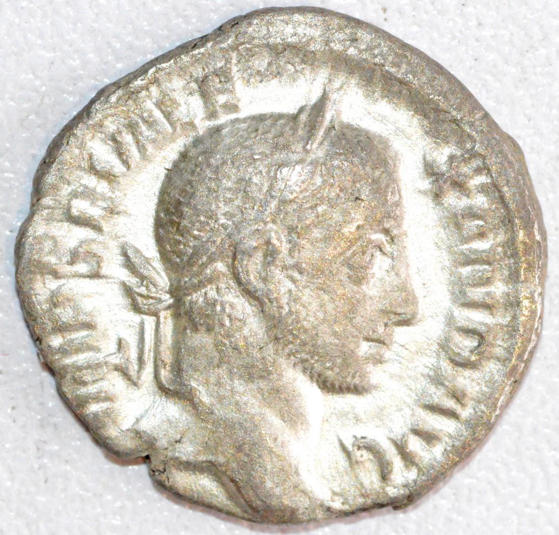 Ancient Roman Silver Denarius of Emperor Alexander (1 of 2)