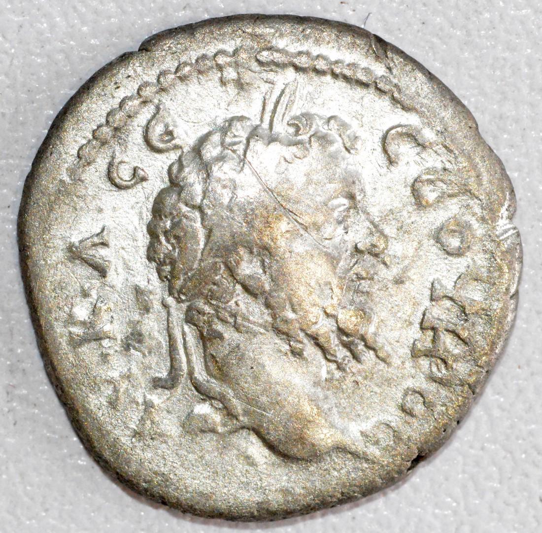 Rare Roman Silver Drachm of Emperor Septimus Severus, (1 of 2)