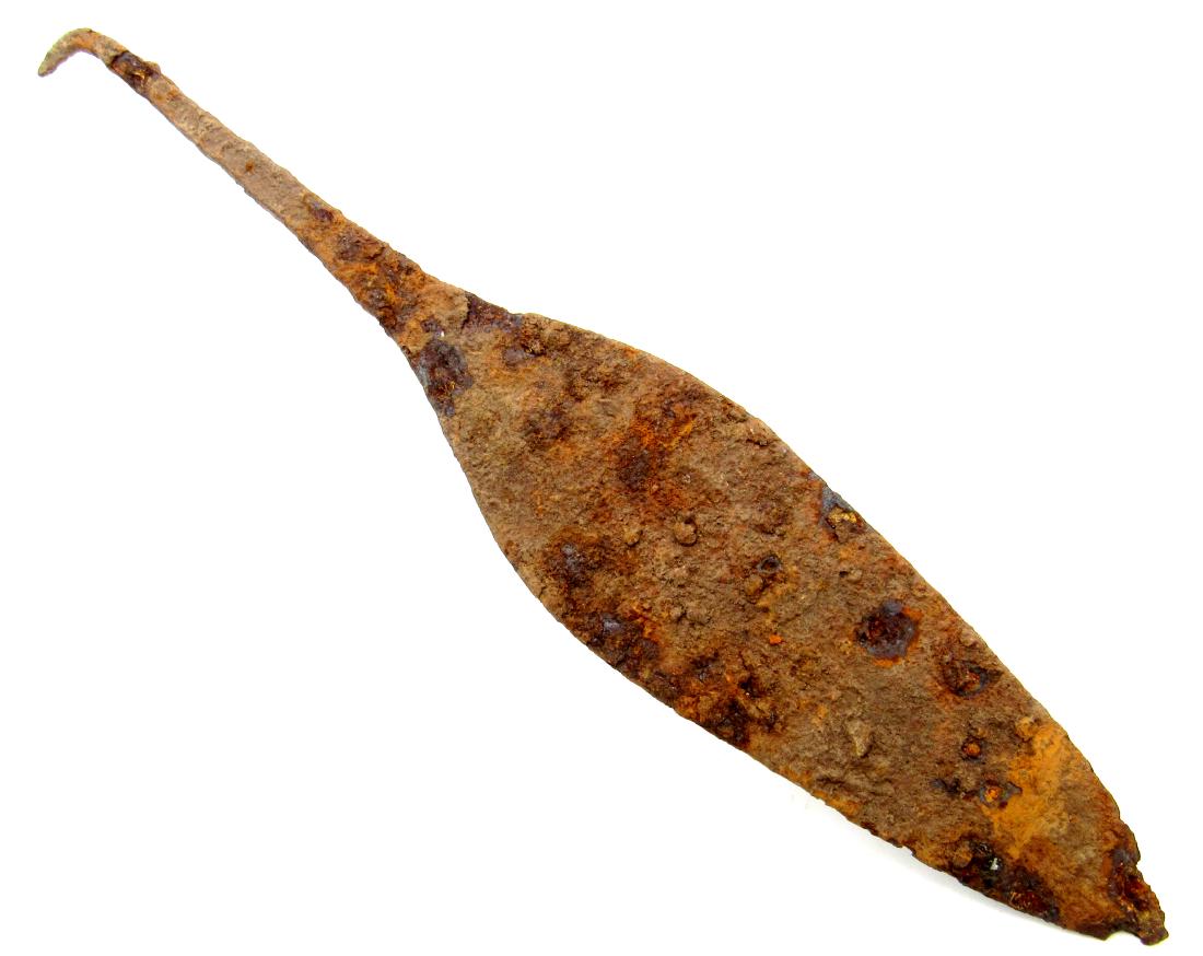 Viking Military Iron Socketed Spear Head (1 of 3)