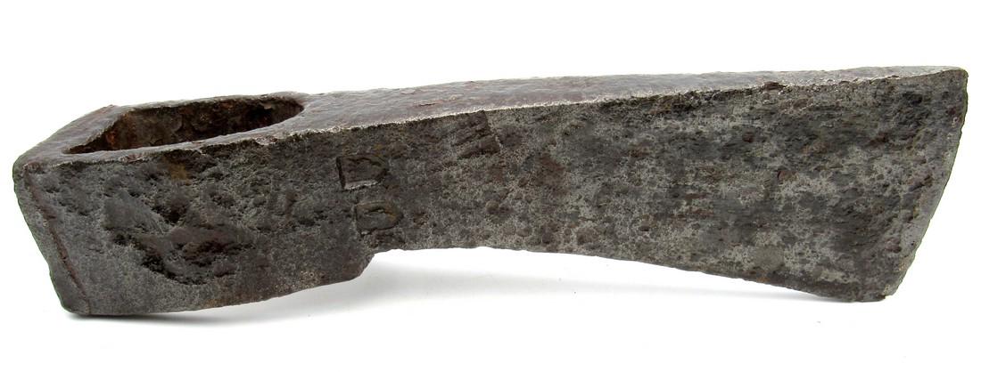 Large Medieval Crusaders Iron Axehead with Makers Marks (1 of 5)
