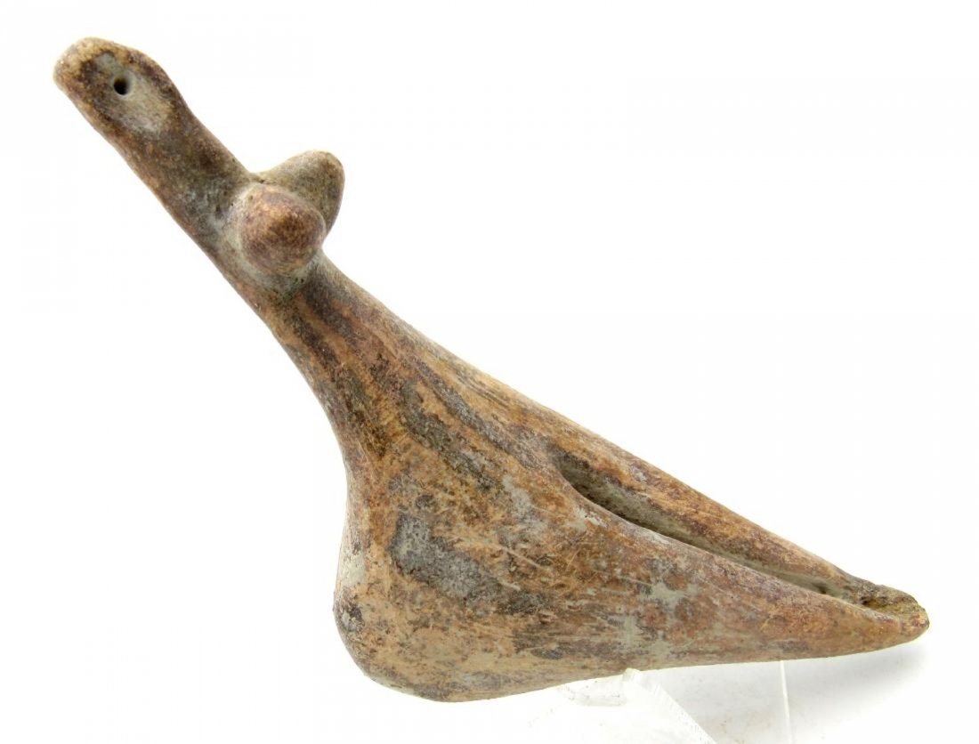 Ancient Tell-Half Seated Fertility Idol - 6000 years (1 of 4)