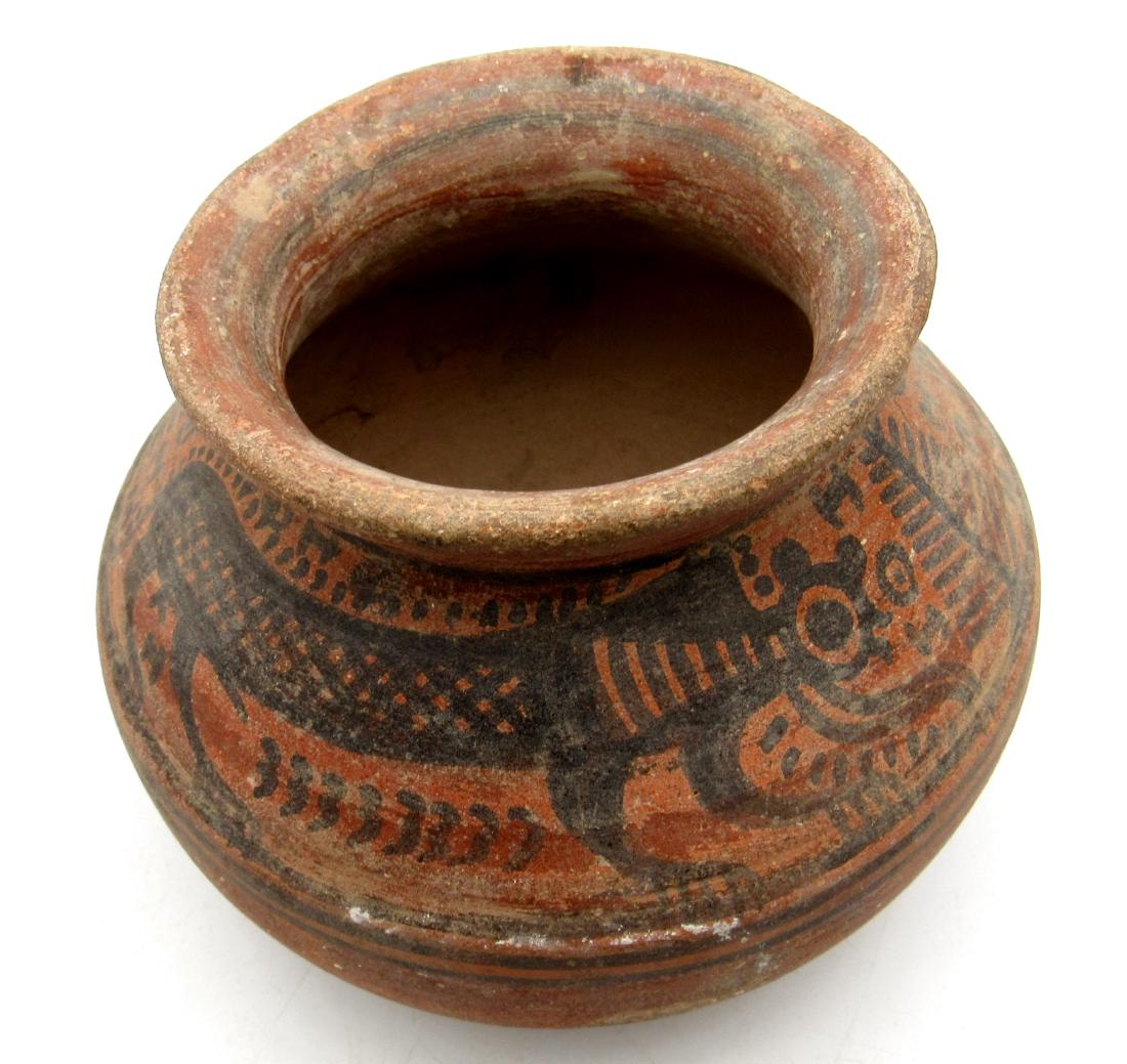 Indus Valley Painted Terracotta jar with Monkey Motif (1 of 4)