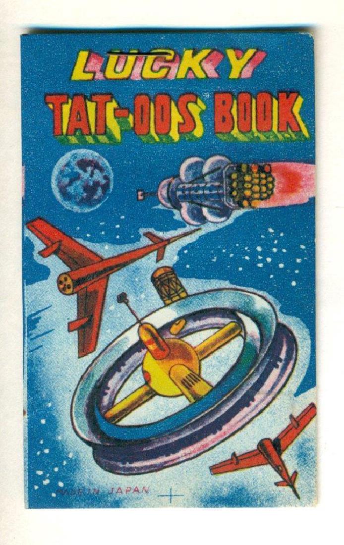 Vintage Atomic Age Temporary Tattoo Booklet