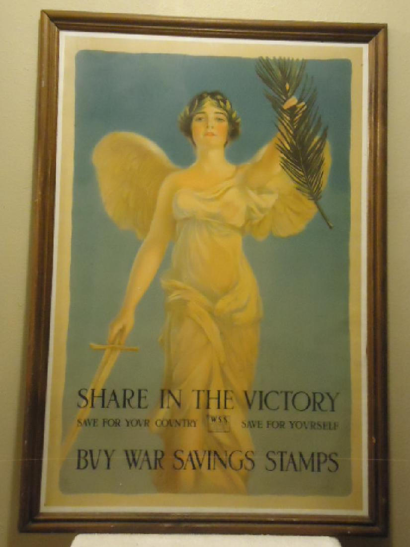 Share in the Victory War Poster Buy Stamps 1900's (1 of 2)