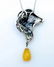 Sterling Silver Jade Jasper CZ Necklace & Pendant - 5