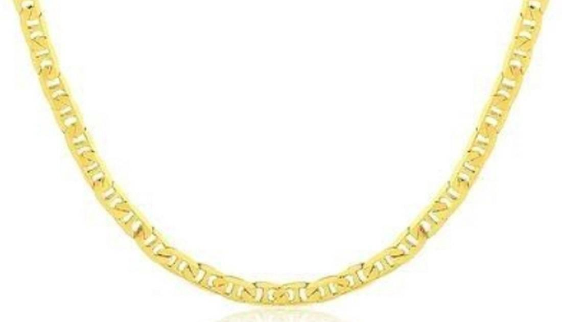Brazilian 14K Gold Gold Filled Chain: 14K Brazilian Gold Filled chain – 24” Please note that this lot has a confidential reserve. When you leave a bid in advance of the auction, submit your maximum. Jasper52 will bid on your behalf as