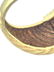 Vintage David Yurman 14k Gold Emerald Cable Ring - 5