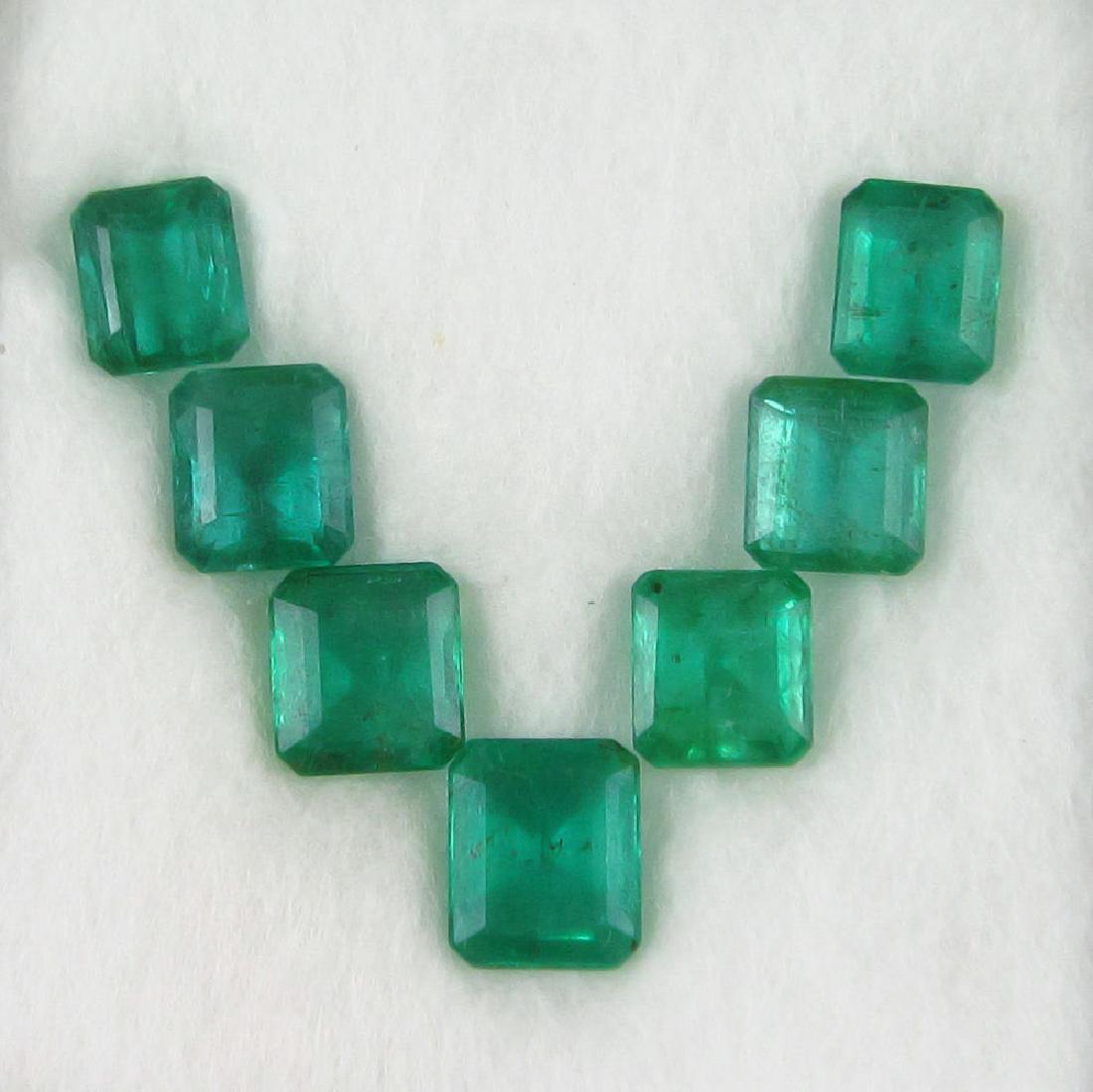 13.19 Carat - 7 Loose Emeralds (1 of 3)