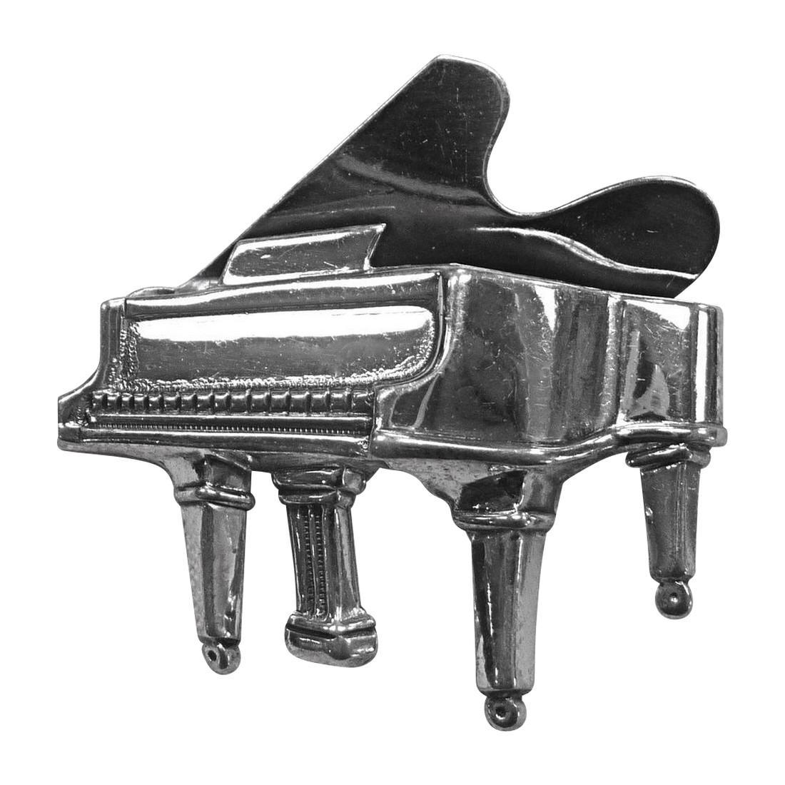Mid-Century Beau Sterling Silver Grand Piano Pin (1 of 7)