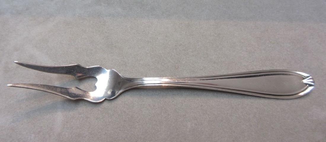 SSMC SAART Brothers Sterling Silver Olive / Pickle Fork (1 of 7)