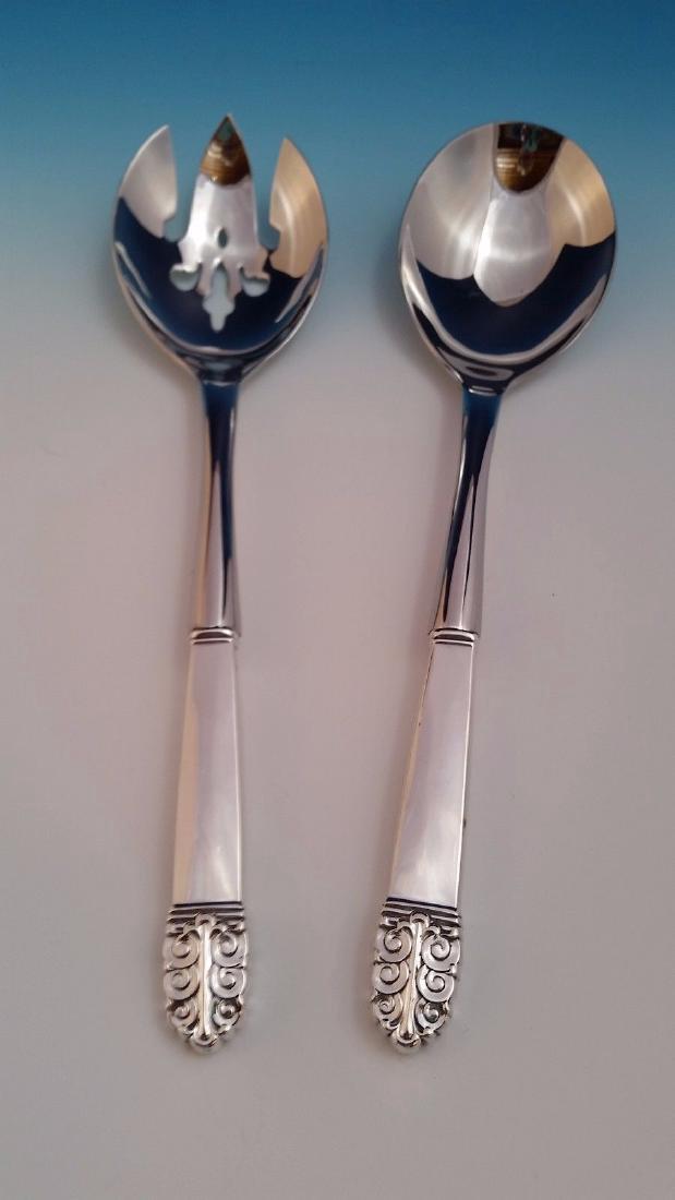 International Northern Lights Silver Salad Serving Set (1 of 3)