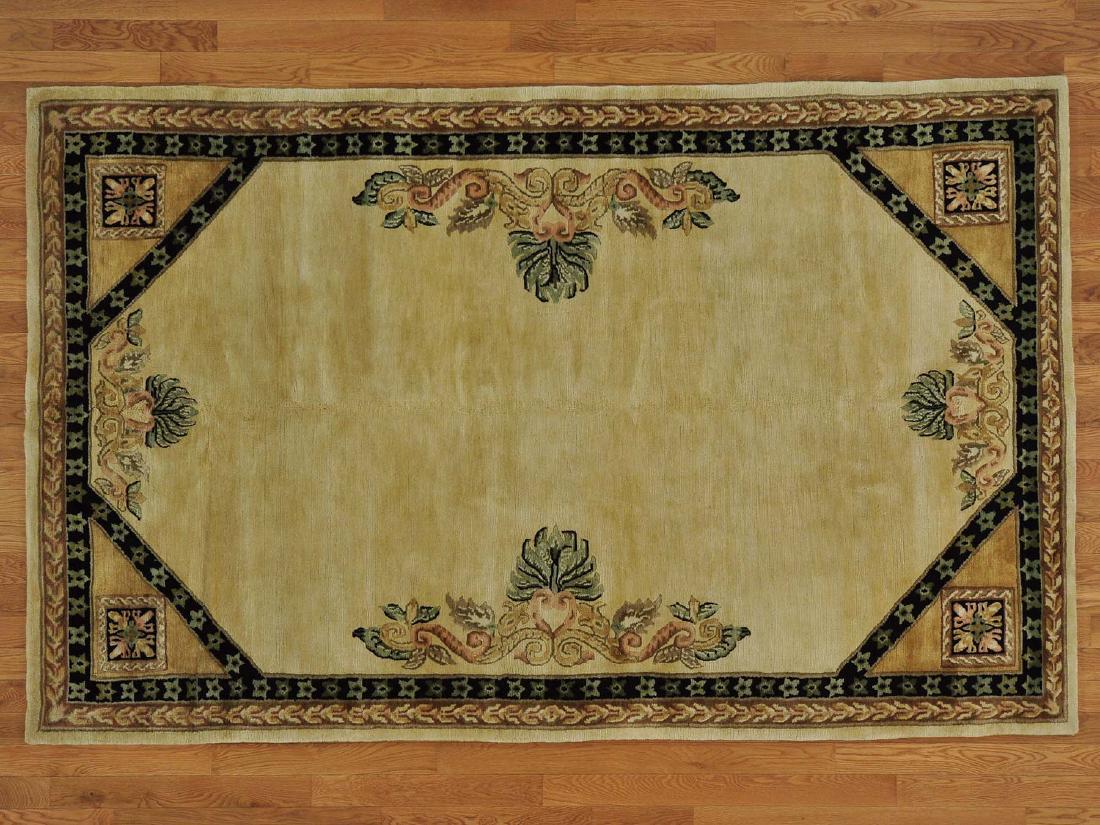 Modern Nepali Rug European Design Hand Knotted 6x9 (1 of 5)